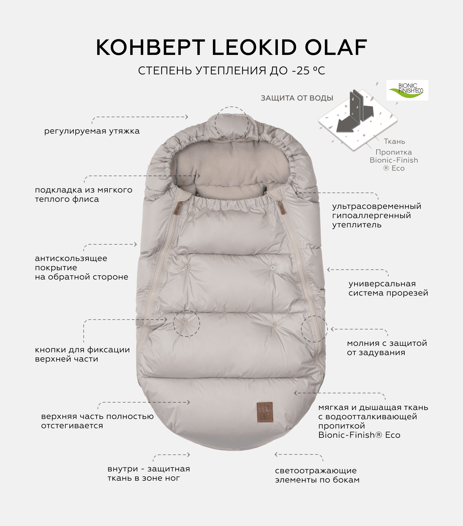 Конверт Leokid Olaf Sand Shell 4