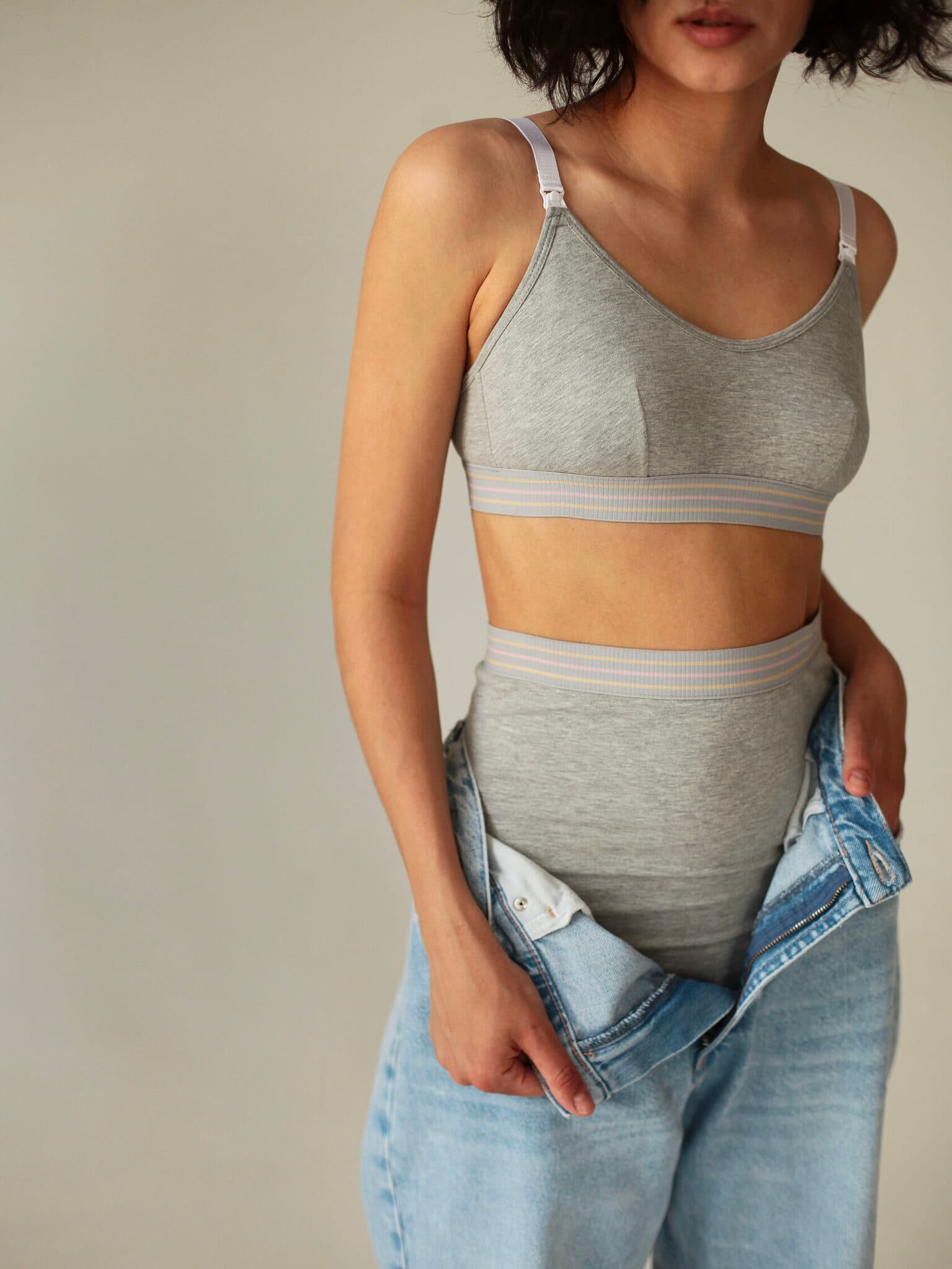 Grey Melange Топ Лиф 5