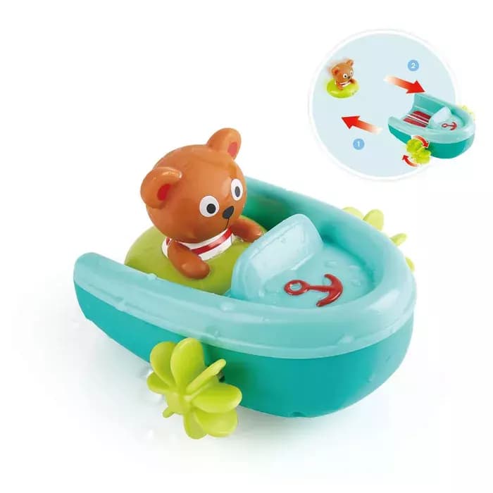 Игрушка для купания Мишка на тюбинге 6