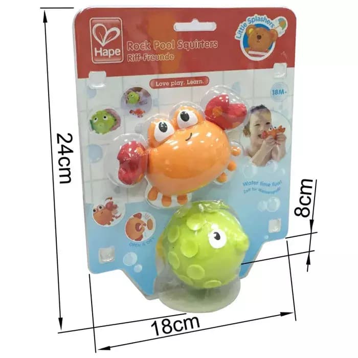 Игрушка брызгалки Рыбка и краб 8