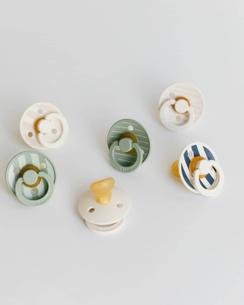 BIBS Studio Colour - Pin Ivory Steel Blue 0-6 месяцев 4