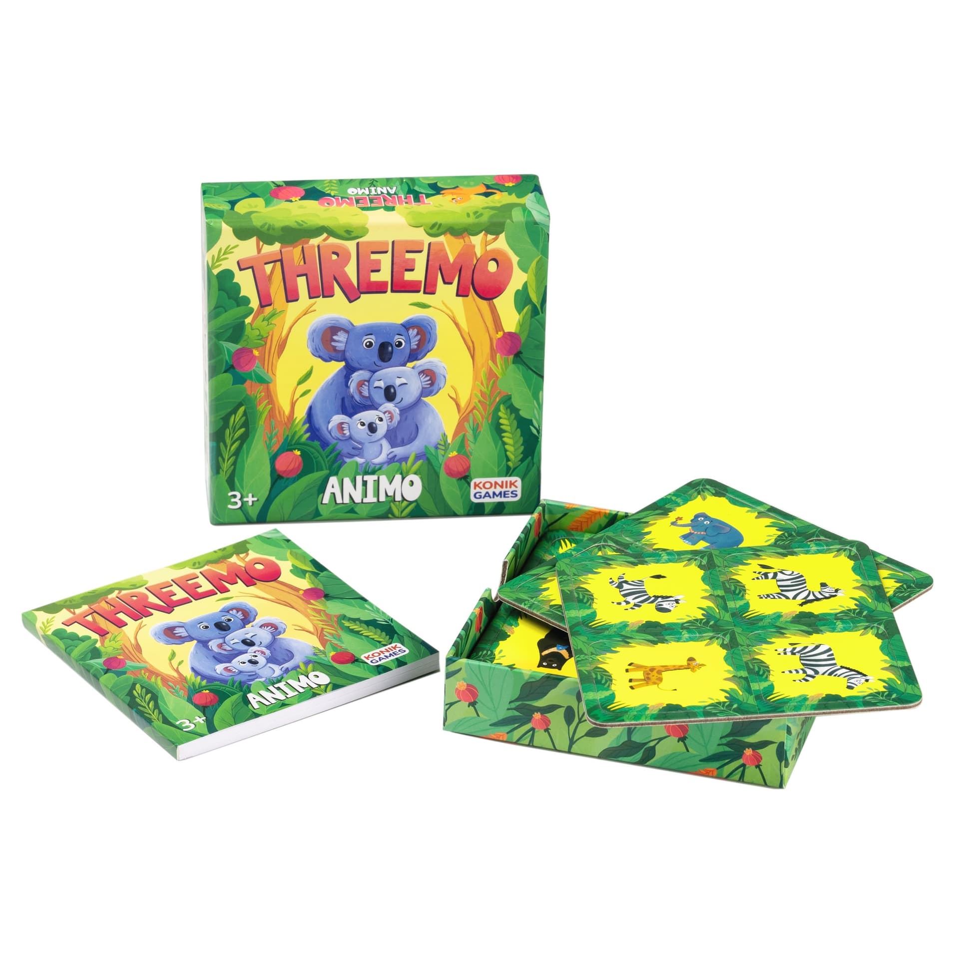 Детская настольная карточная игра Konik Games «ТРИМО АНИМО» 7