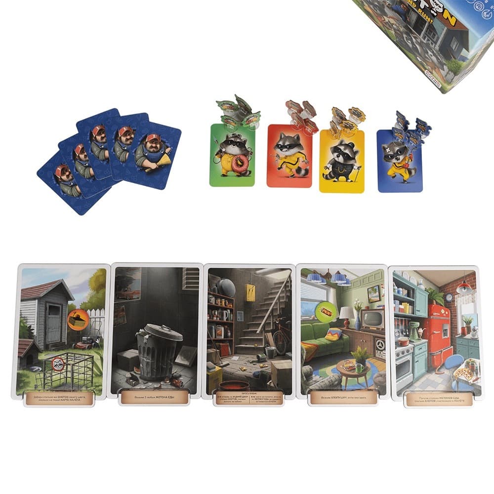 Настольная игра Konik Games «Банда Енотов» 6