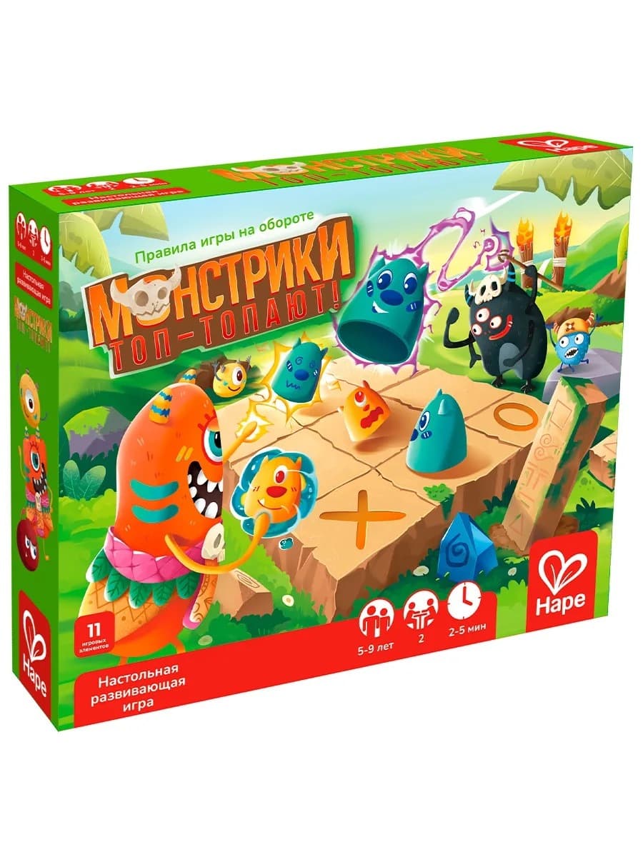 Настольная игра "Пора играть!" Монстрики топ-топают! 12
