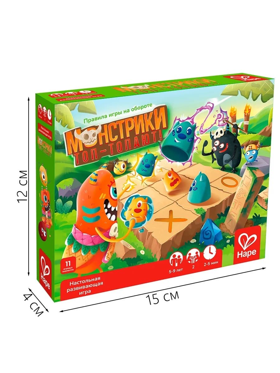 Настольная игра "Пора играть!" Монстрики топ-топают! 13