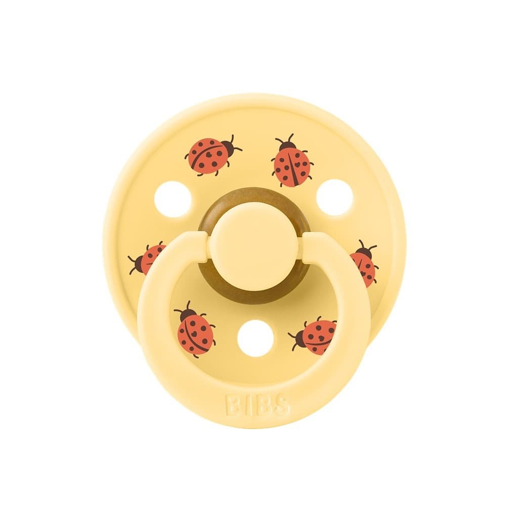 BIBS Studio Colour - Ladybug Friends - Pale Butter 0-6 месяцев