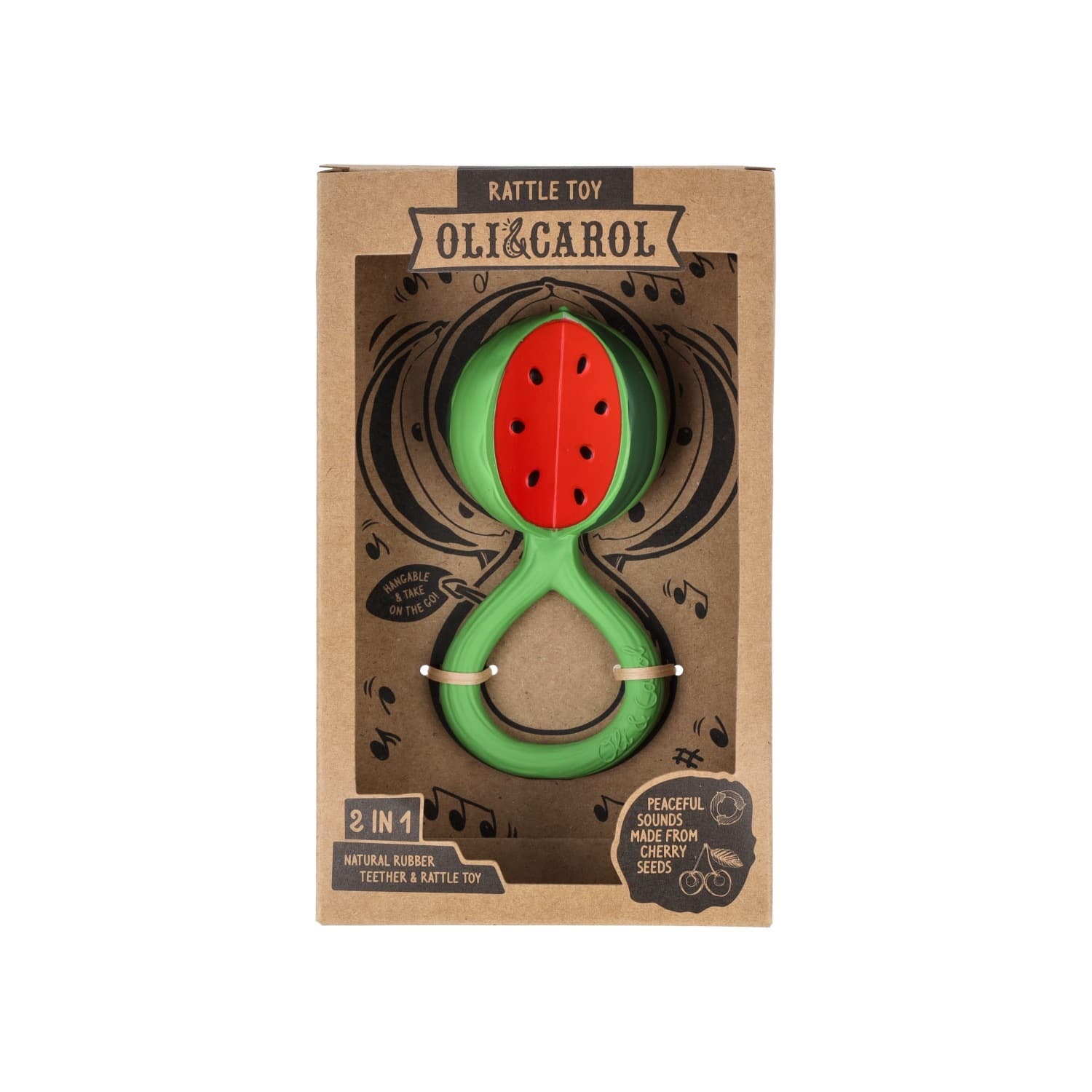 Watermelon Rattle Toy, погремушка 6