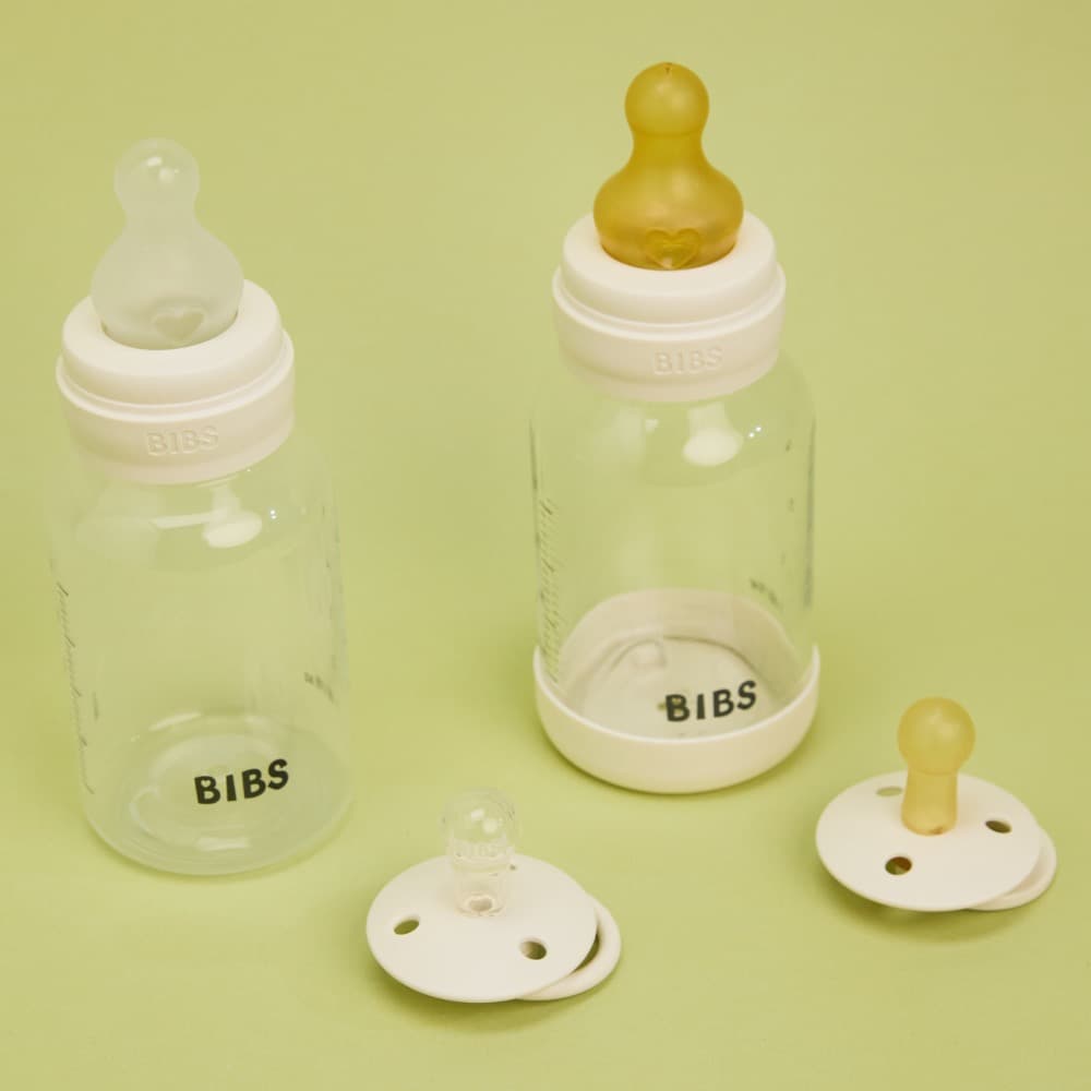 Стеклянная бутылочка BIBS - Ivory, 120 мл 4