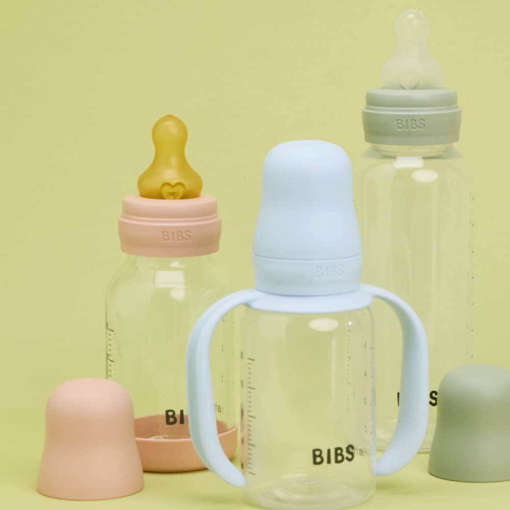 Стеклянная бутылочка BIBS - Baby Blue, 120 мл 4