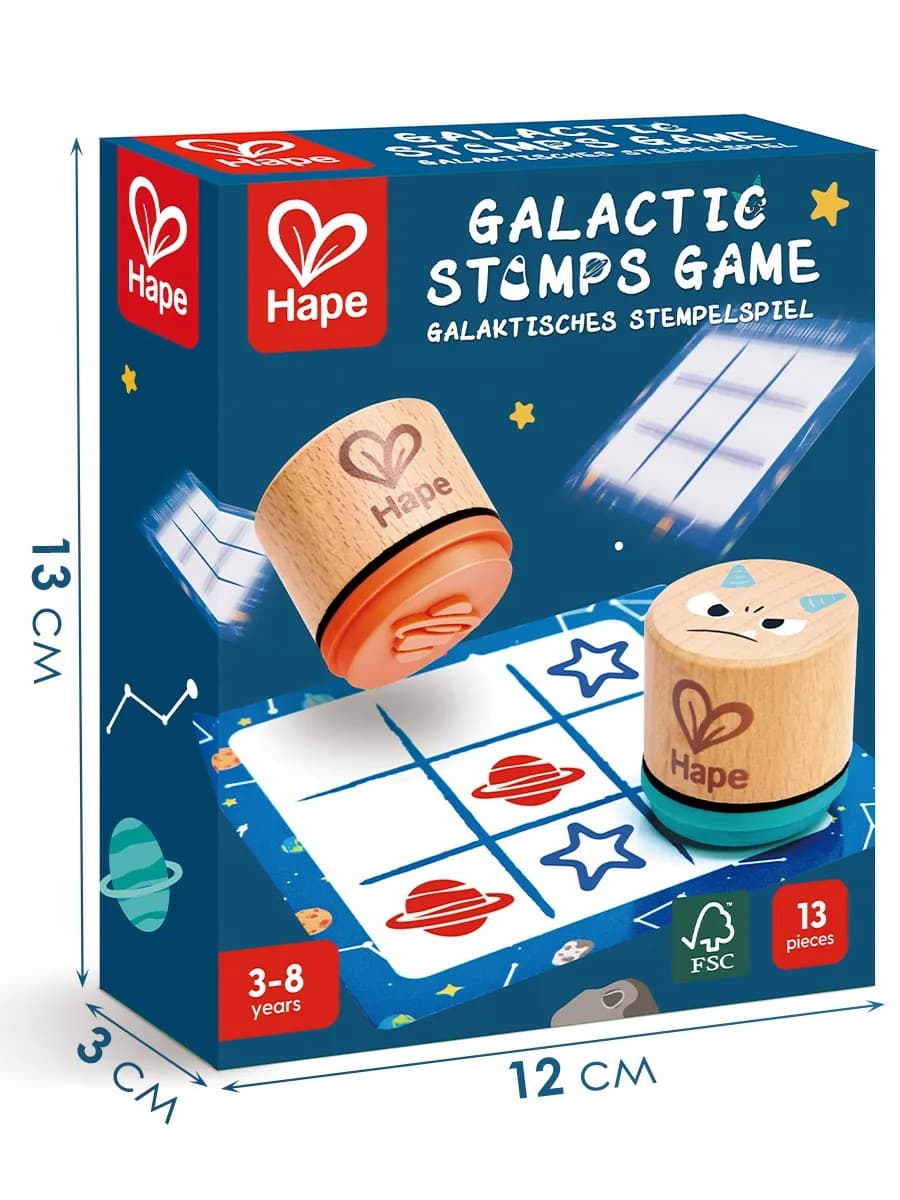 Настольная игра "Космические приключения" Крестики-нолики со штампами 7
