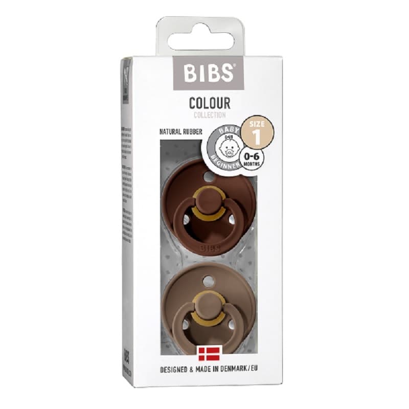 Набор BIBS Colour: Mocha/Dark Oak, 0-6 месяцев