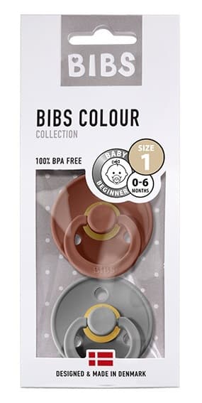 Набор BIBS Colour: Rust/Smoke, 0-6 месяцев