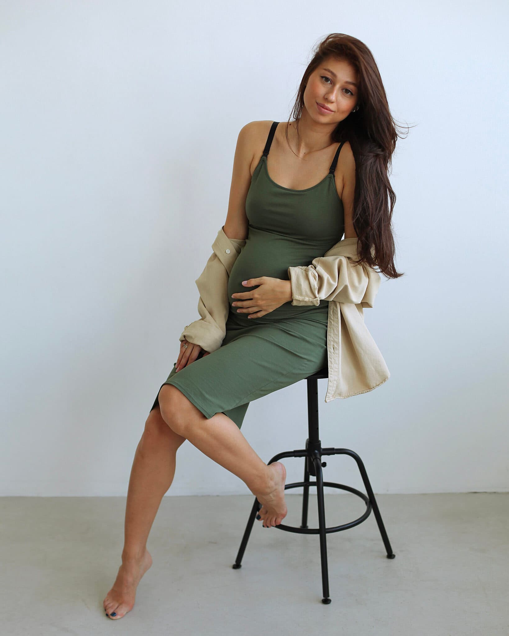 Платье Khaki Midi 4