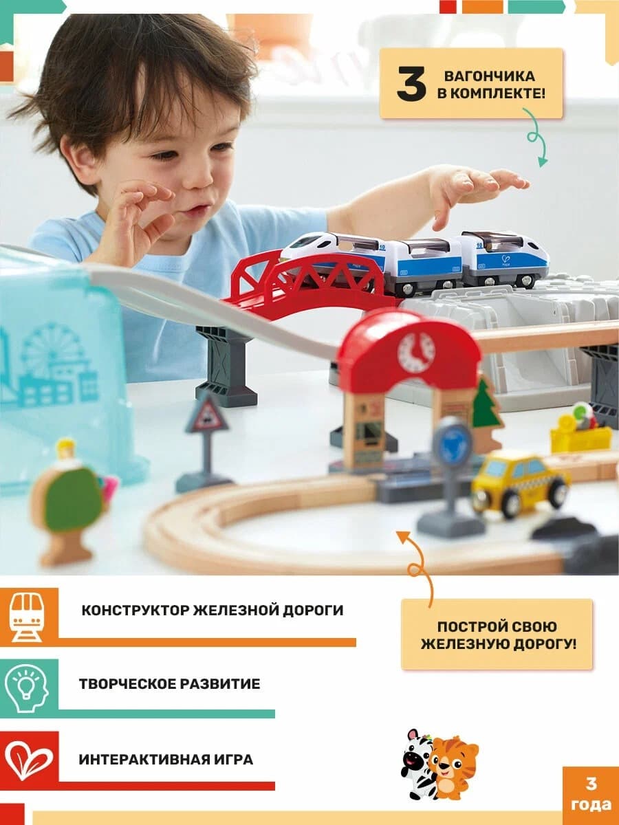 Игровой набор Ж/Д Городской поезд 4