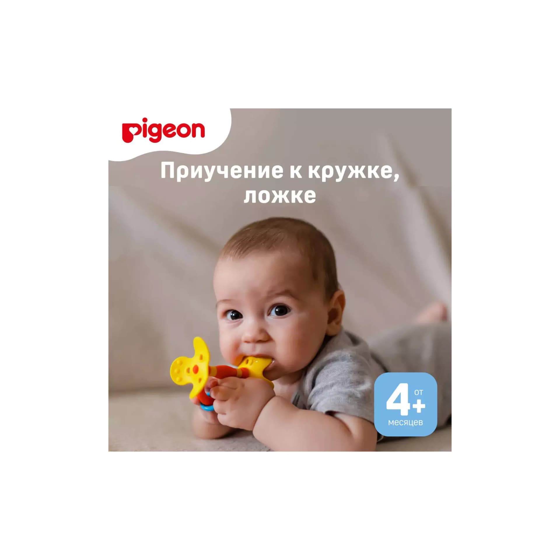 Обучающий прорезыватель Pigeon с 4-х мес Цветок 5