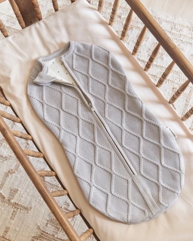 Кокон детский Oliver Loomknits Светло-серый 5