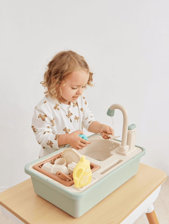 Набор игрушка-раковина WASH AND PLAY, Оливковый