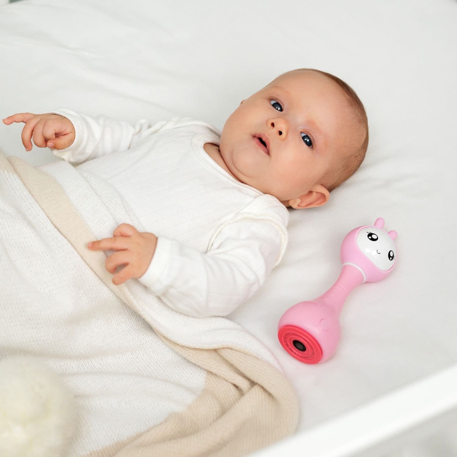 Музыкальная игрушка Умный зайка alilo, Розовый 11
