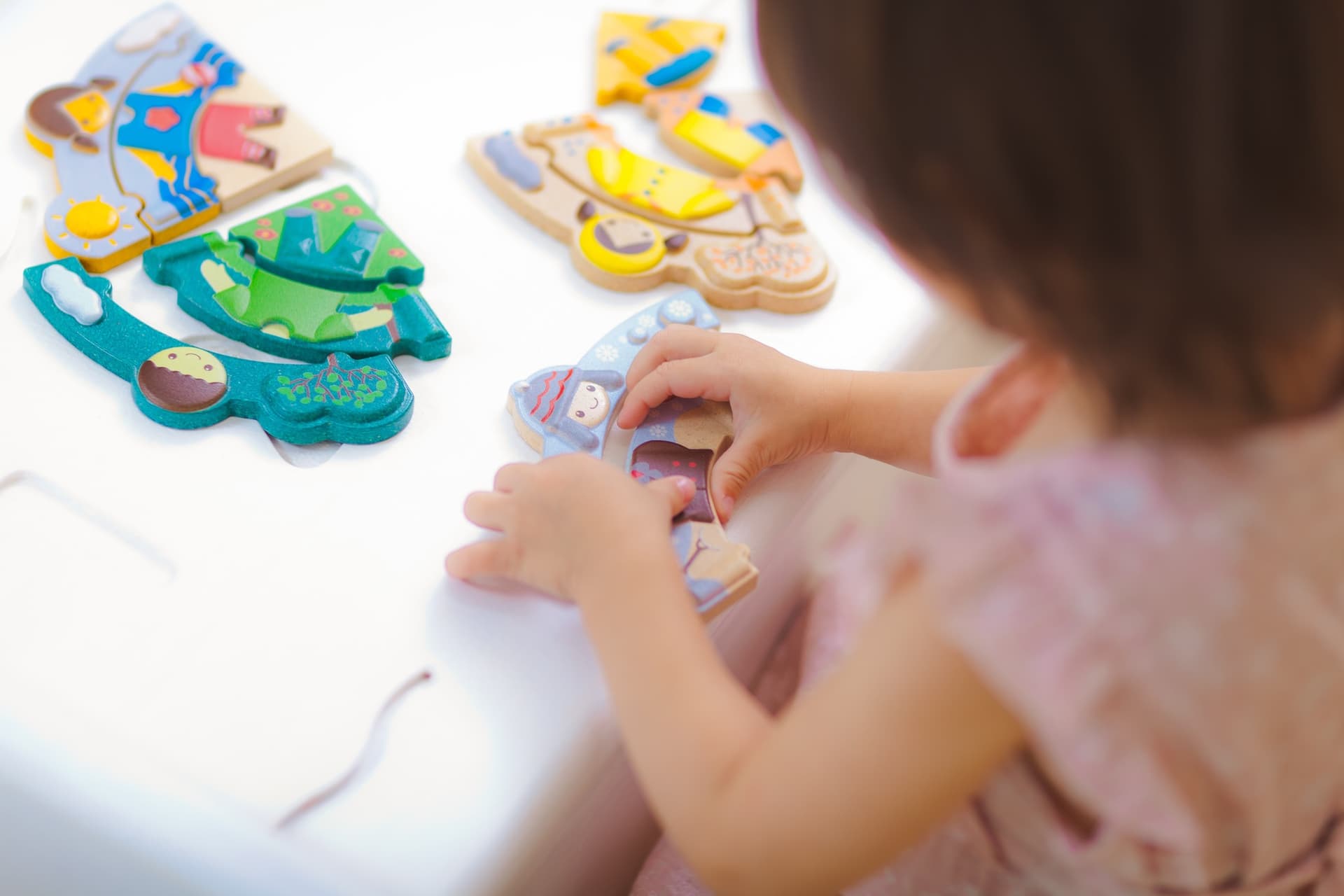 Деревянный пазл Plan Toys «Времена года» 5