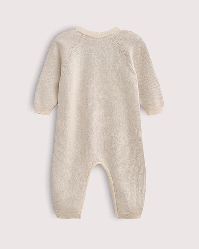 Комбинезон детский Loomknits с мишкой, Экрю