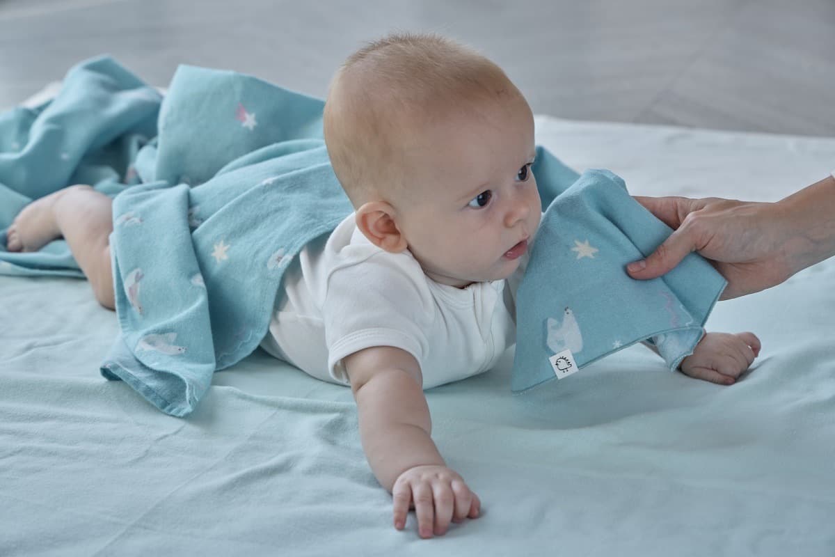 Пелёнки фланелевые BUBA KIDS, 3 шт., Русская Арктика/Сливочный/Бирюза, 95х115 4