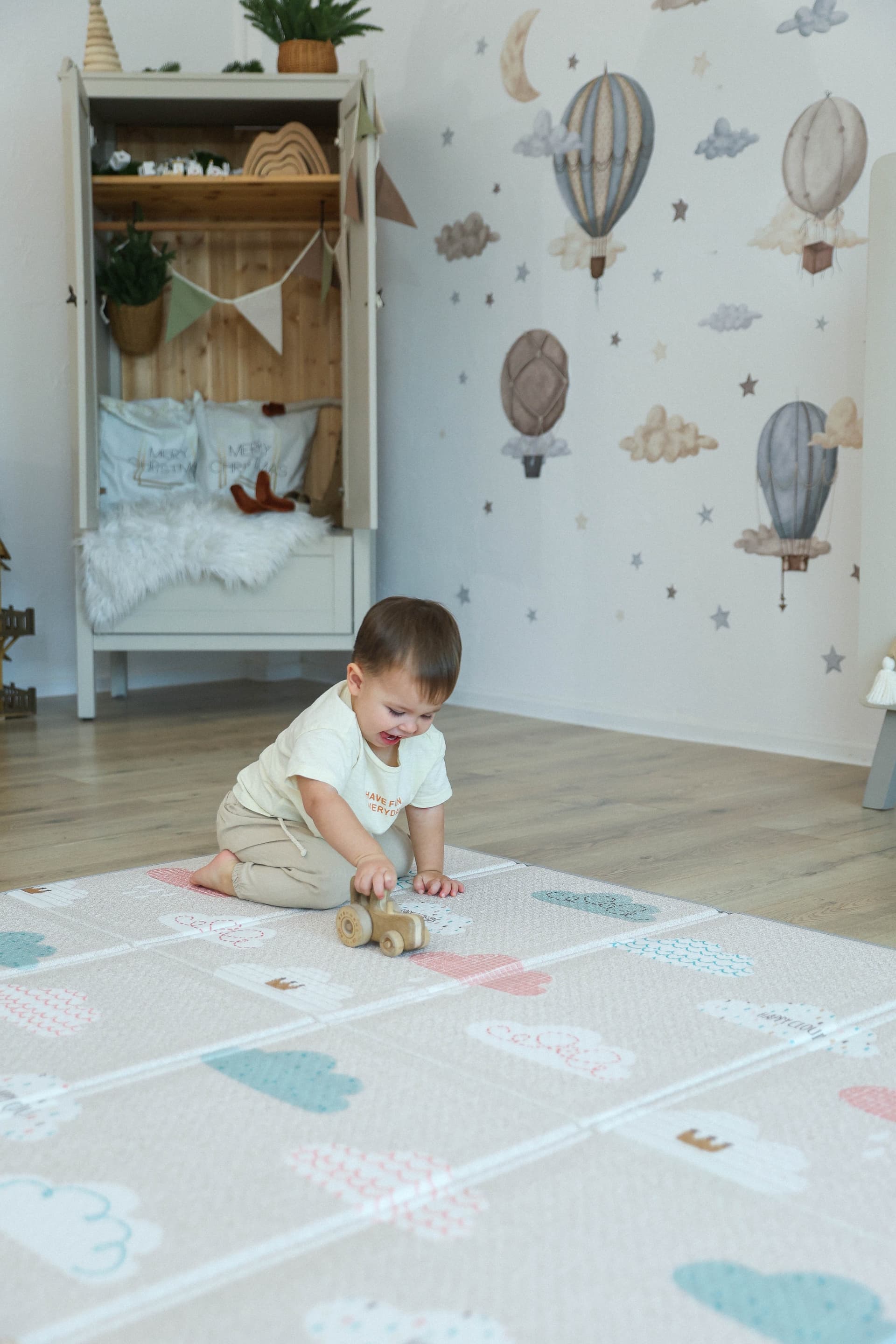Складной коврик Sillky Portable 140x200x1 см, Облачка 4