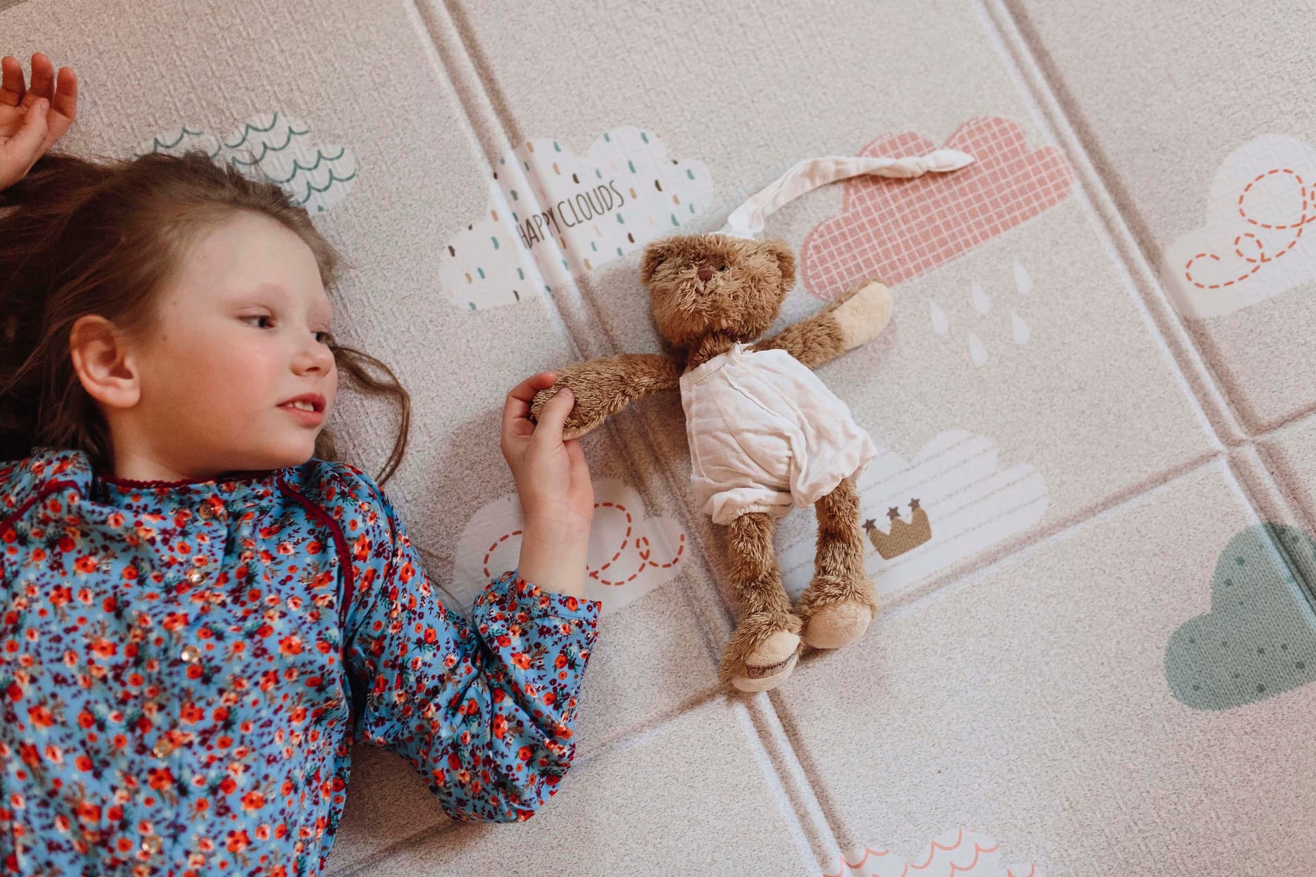 Складной коврик Sillky Portable 140x200x1 см, Облачка 6