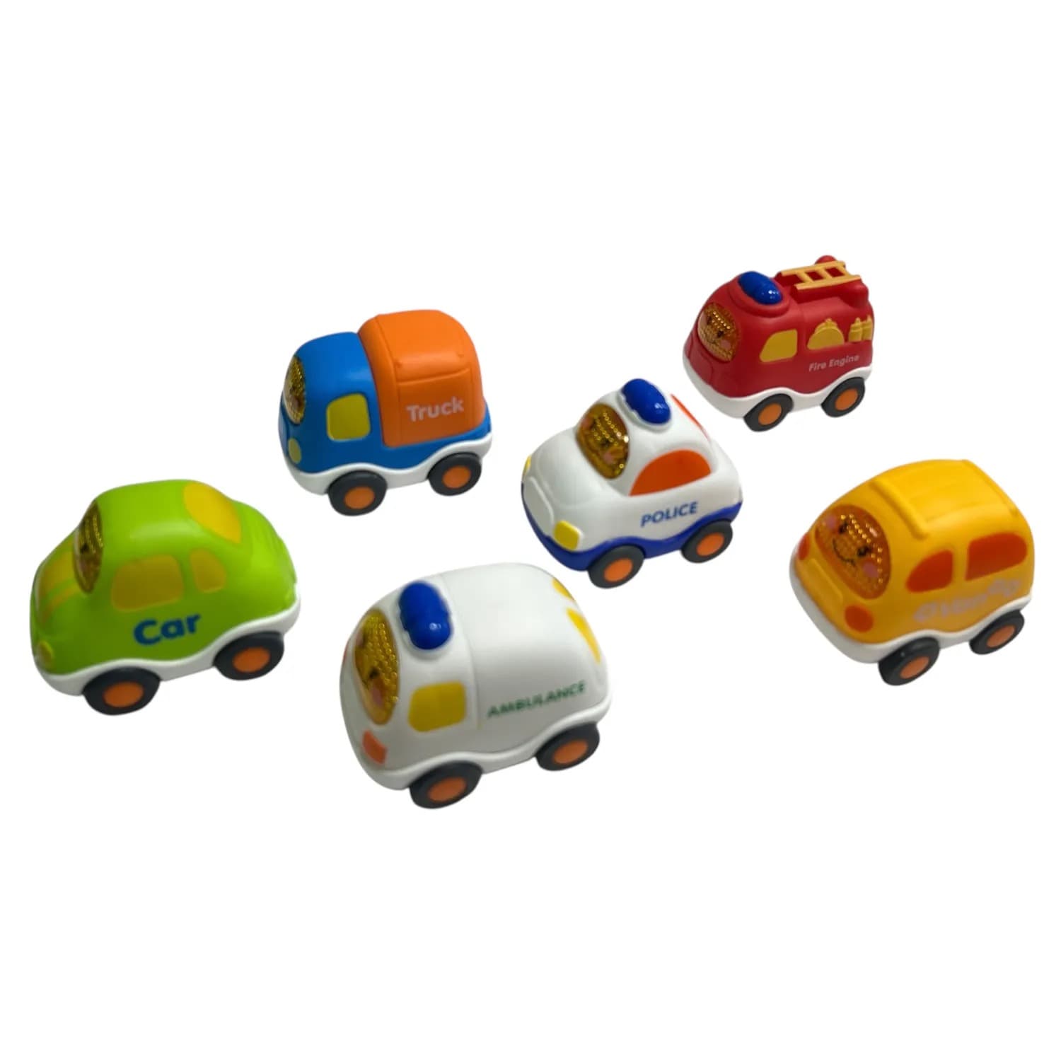 Игровой набор из шести транспортных средств 4
