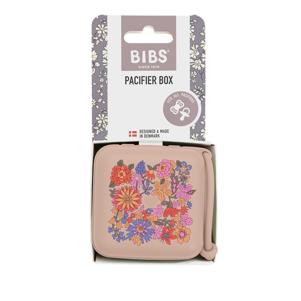 Контейнер для пустышки BIBS Liberty - Blossom - Blush