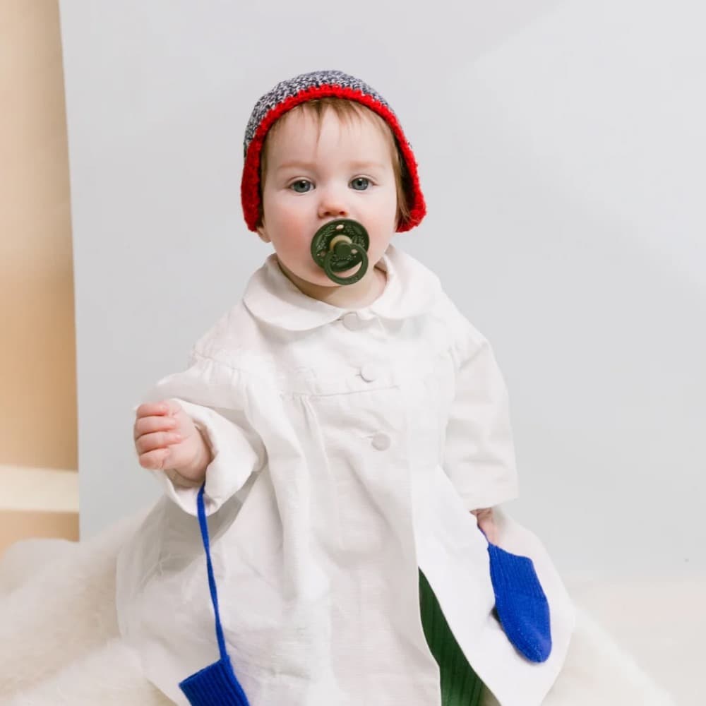 BIBS Colour Holiday Leaf - Hunter Green/Sage 0-6 месяцев