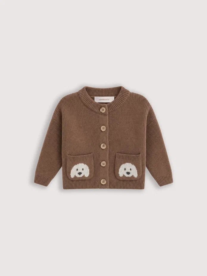 Кардиган детский Loomknits Шоколад