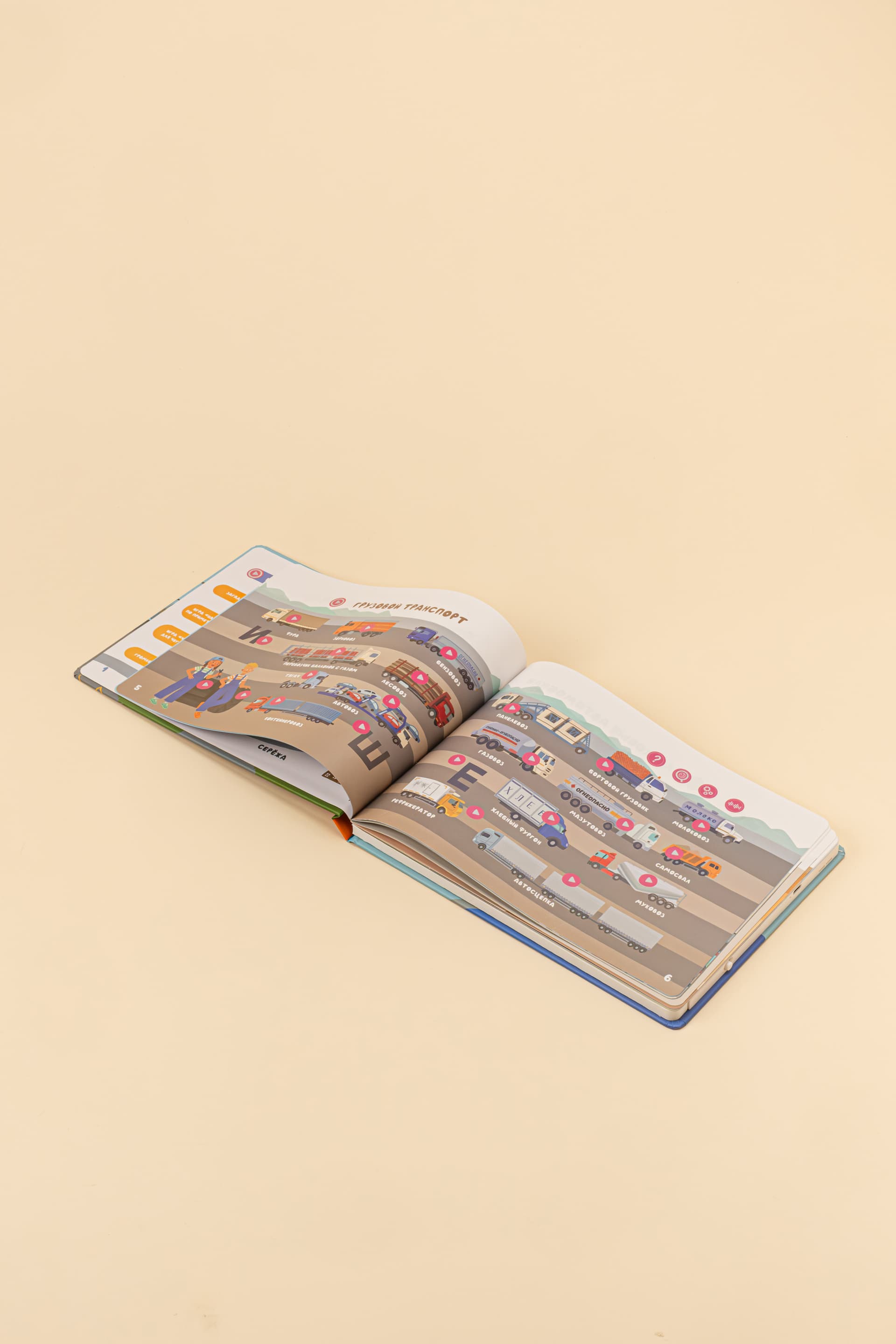 Интерактивная книга Abumba Fingerbook «Какой бывает транспорт» 4