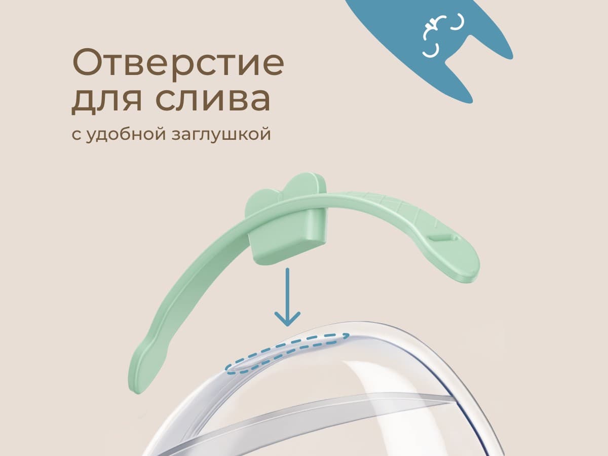 Молокосборник с заглушкой 2 шт. в футляре, Зеленый 6