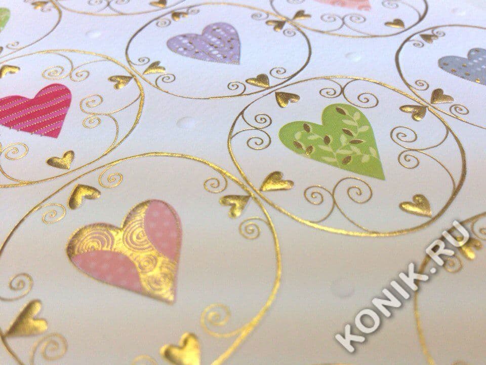 Открытка Turnowsky «Сердца и арабески» 4