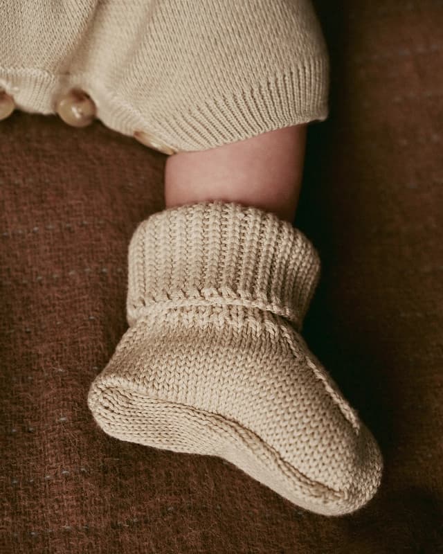 Пинетки детские Loomknits Бежевый