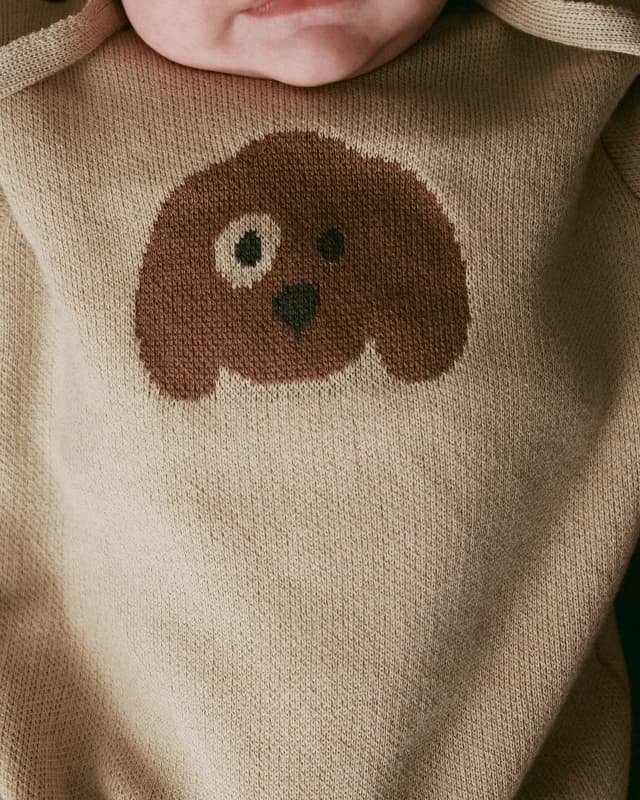 Комбинезон детский Loomknits Бежевый 4