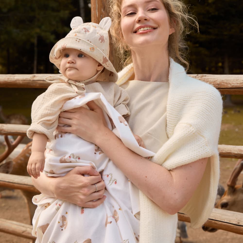 Пелёнка фланелевая BUBA KIDS, Мишкины лакомства, 95х115 6