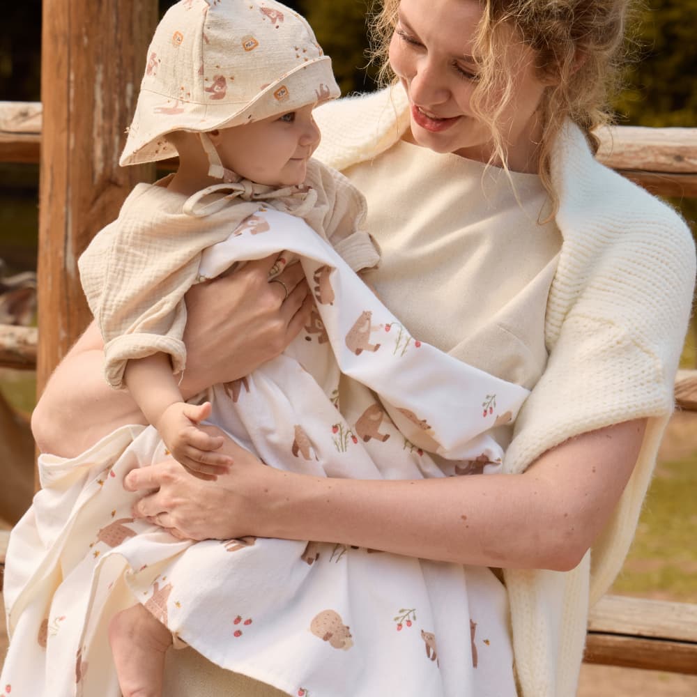 Пелёнка фланелевая BUBA KIDS, Мишкины лакомства, 95х115 8
