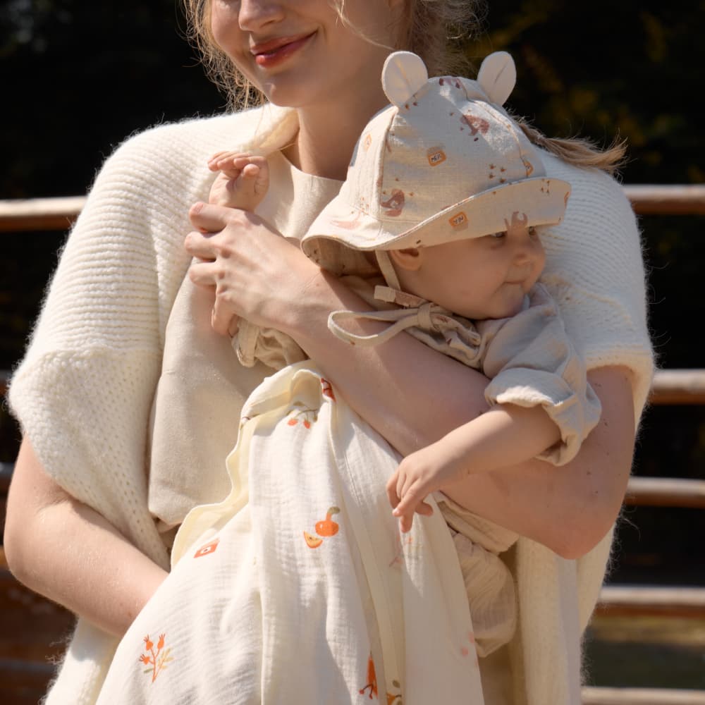 Пелёнка фланелевая BUBA KIDS, Однажды в лесу, 95х115 8