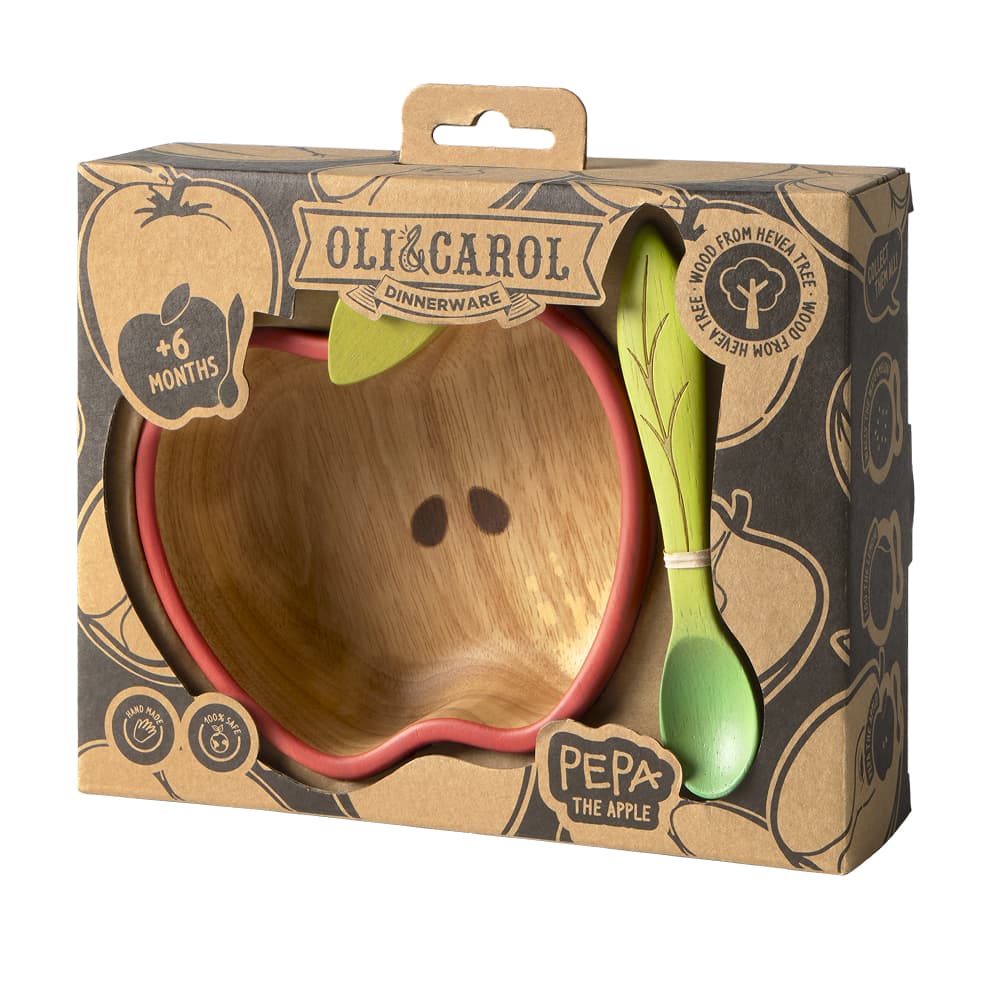 Pepa the Apple, тарелка и ложка «Яблоко» 5
