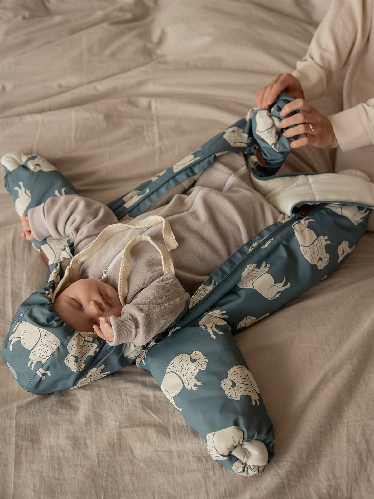 Комбинезон мембранный зимний Mjolk Бизоны, 250гр/м2