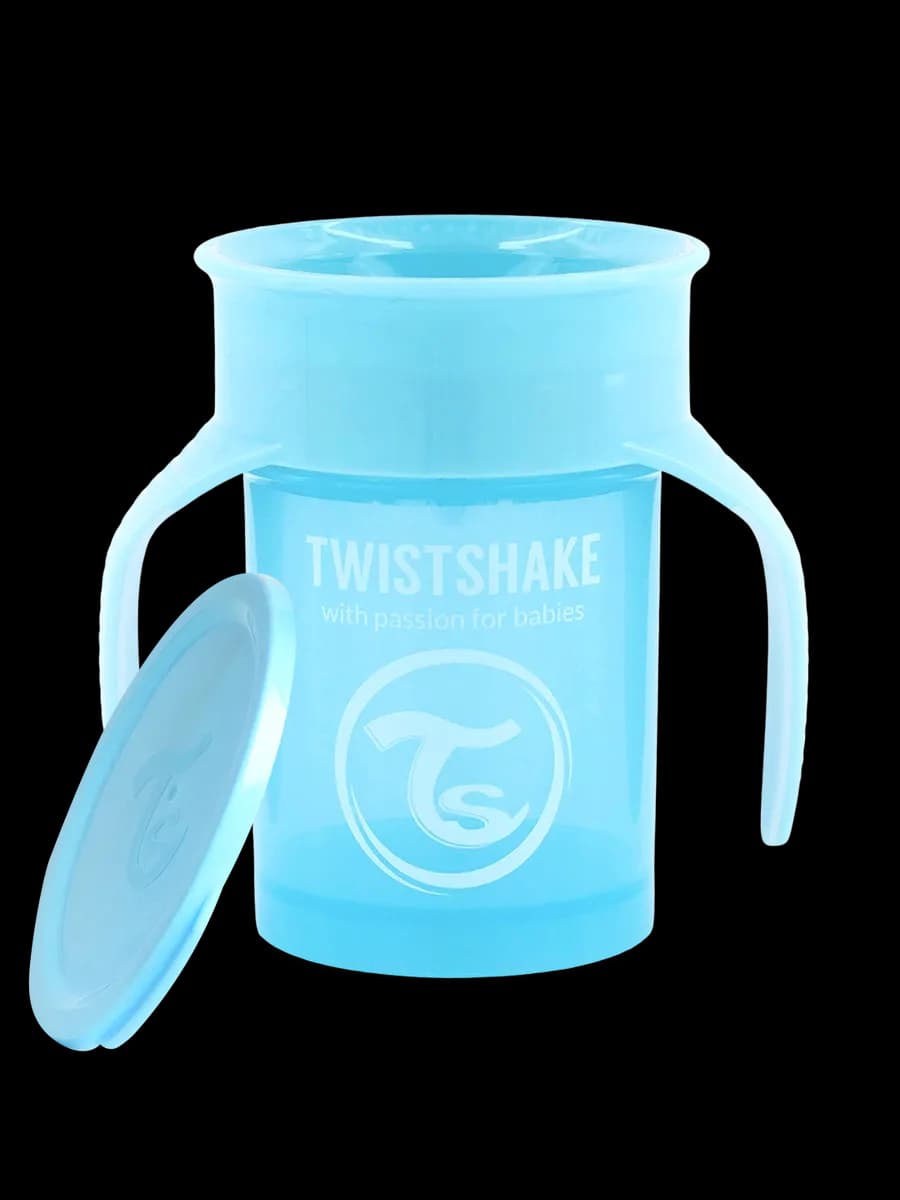 Поильник Twistshake 360 cup 230 мл. Пастельный голубой 6+