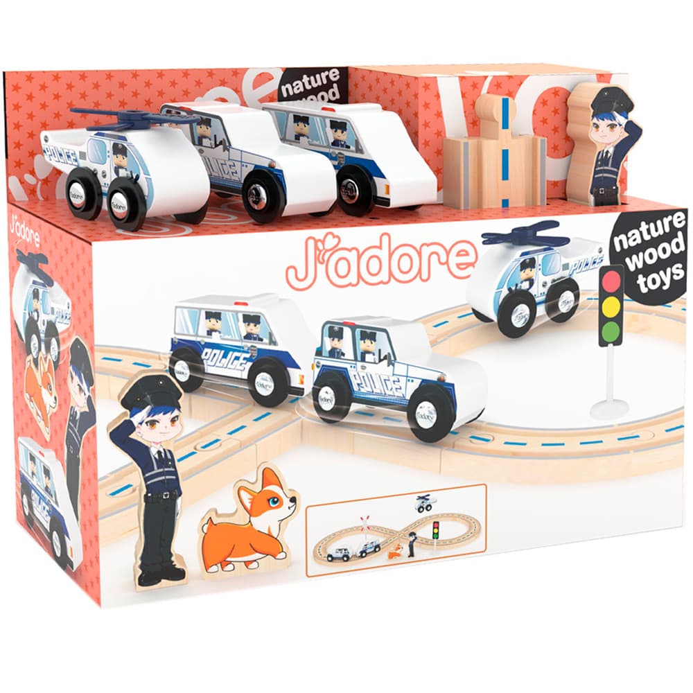 Игровой набор J’adore, Авто трек (Полицейское отделение), серия "Треки"