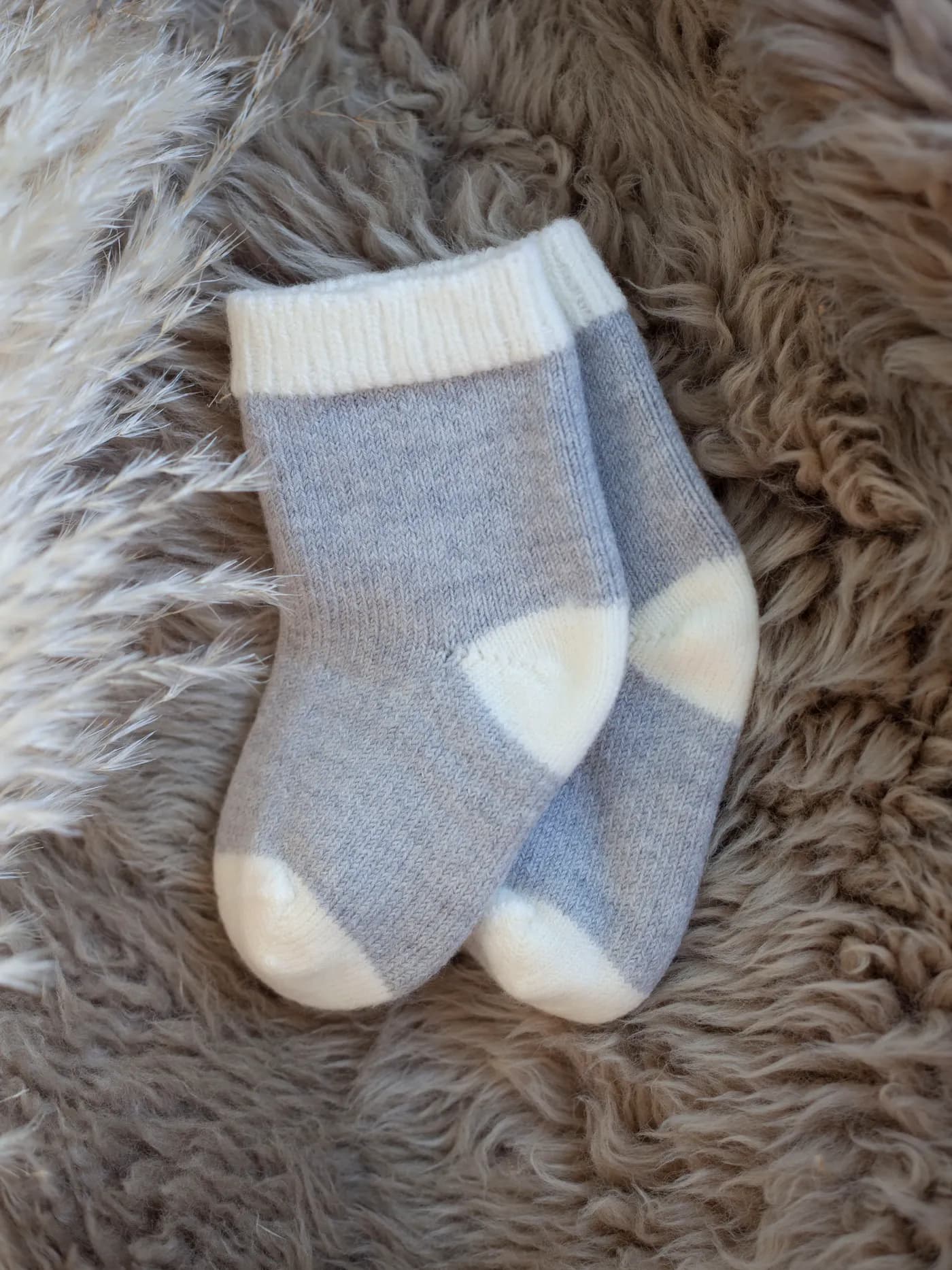 Носки детские из кашемира и шерсти мериноса 7