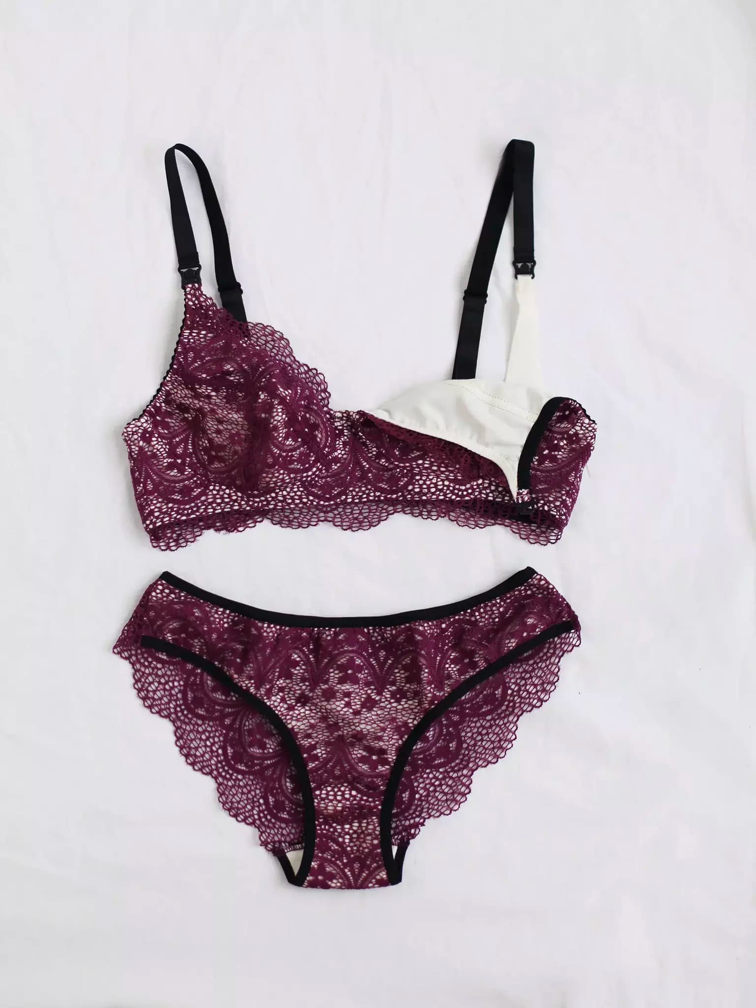 Burgundy Classic Лиф 4