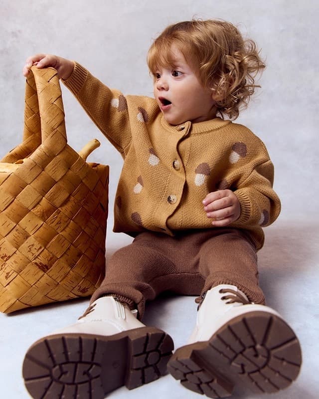 Кардиган детский Loomknits, Корица 4