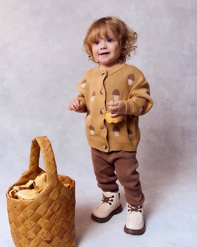Кардиган детский Loomknits, Корица 6