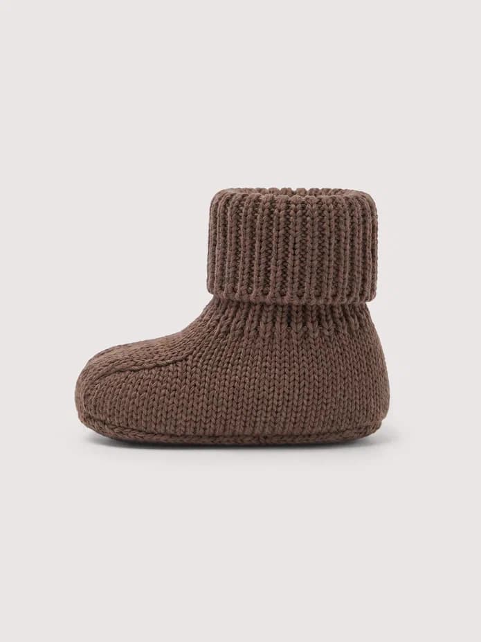 Пинетки детские Loomknits Шоколад
