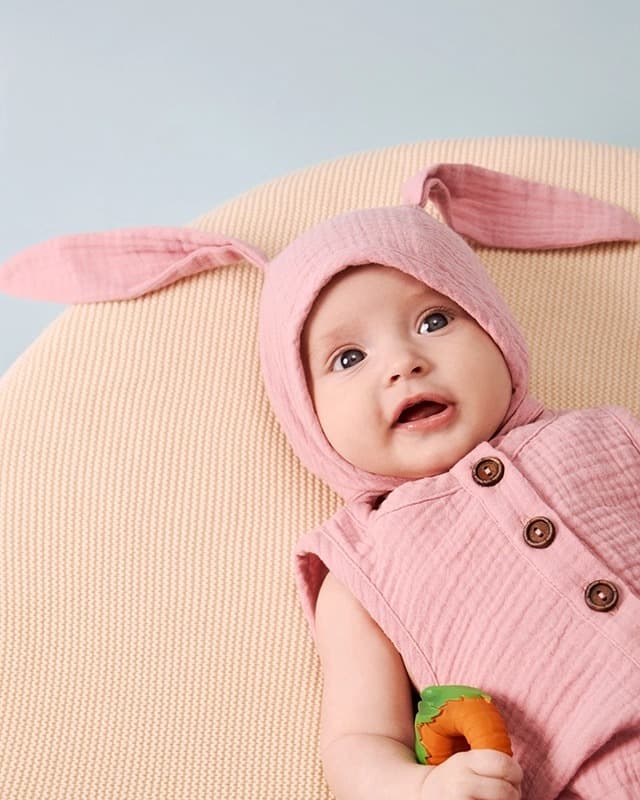 Чепчик детский Loomknits Розовый