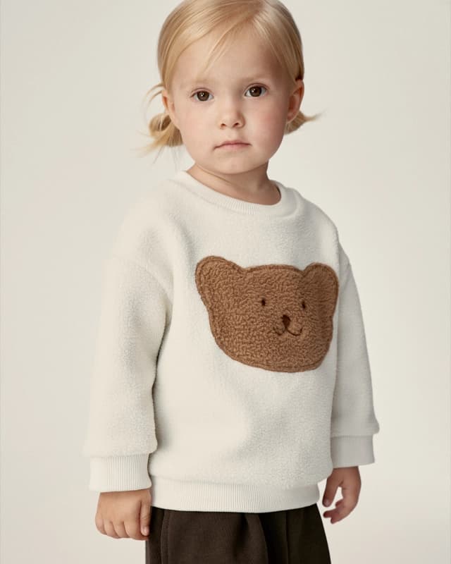 Толстовка детская Loomknits Молочный